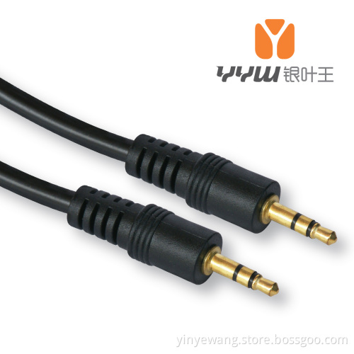 3.5mm Stereo Male to 3.5mm Stereo Male Aux Cable (YAH2001BP)